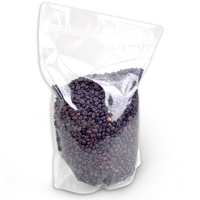 Διαφανές Doypack Σακουλάκι Τροφίμων με Ziplock 25x12x34cm 1500gr