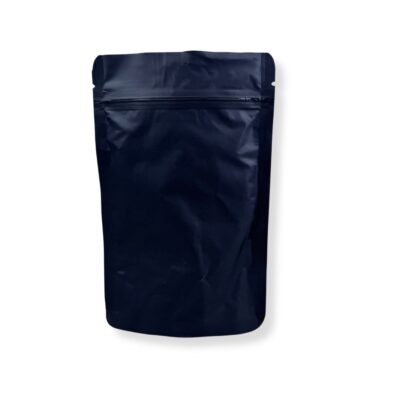16x27x8cm Σακουλάκι Τροφίμων Μαύρο Doypack Ziplock 500gr