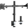 BRATECK βάση γραφείου για 2x οθόνες LDT57-C02, 17-32", έως 9kg