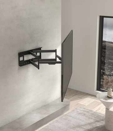 BRATECK επιτοίχια βάση τηλεόρασης LPA49-486XLD, 43-90", 80kg, heavy duty, full motion