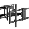 BRATECK επιτοίχια βάση τηλεόρασης LPA77-483, 43-90", 80kg, heavy duty, full motion