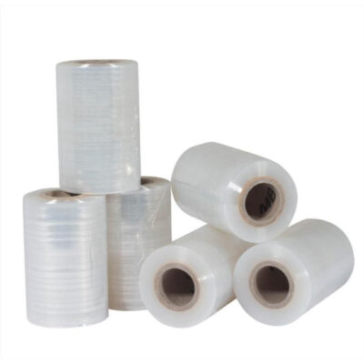 Φιλμ mini roll Stretch film 10cm  Διαφανές 150mt.