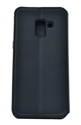 POWERTECH Θήκη Slim Leather για Samsung A5 2018, μαύρη