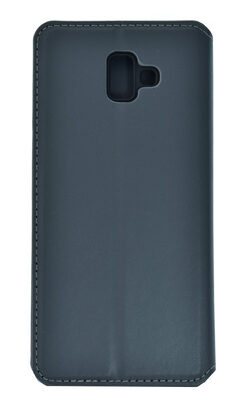 POWERTECH Θήκη Slim Leather για Samsung J6 Plus 2018, γκρι