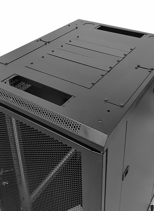 POWERTECH επιδαπέδια καμπίνα rack 19" NETW-0002, 600 x 800 x 1166mm, 22U