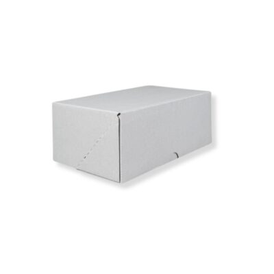 25x16x10cm Κουτί e-Shop Kraft Λευκό