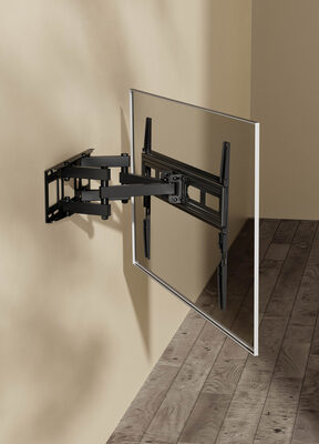 POWERTECH επιτοίχια βάση τηλεόρασης PT-1130, 37-80", έως 40kg, full motion