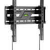 POWERTECH επιτοίχια βάση τηλεόρασης PT-1372, 32-75", έως 75kg, ρυθμιζόμενη κλίση