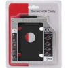 Θήκη σκληρού δίσκου HDD & SSD 2.5" PT-242, SATA, με ύψος 12.7mm