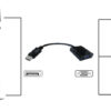 POWERTECH αντάπτορας DisplayPort σε VGA PTH-028, 1920x1200p, μαύρο
