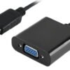 POWERTECH αντάπτορας DisplayPort σε VGA PTH-028, 1920x1200p, μαύρο