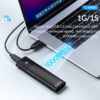 ORICO θήκη για Μ.2 NVMe SSD PWM2-G2-BK-EP, 10Gbps, έως 4TB, μαύρη