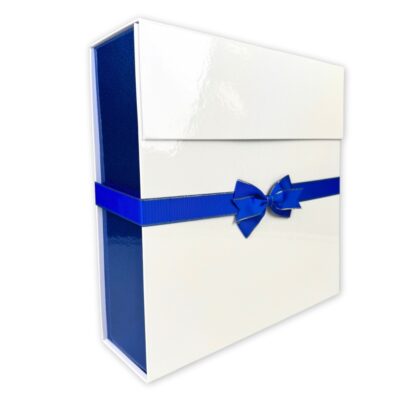 32x32x10cm Luxury Κουτί Γυαλιστερό Λευκό
