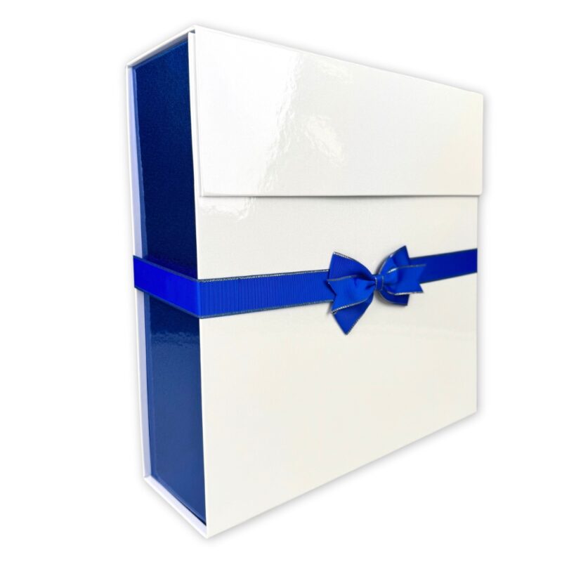32x32x10cm Luxury Κουτί Γυαλιστερό Λευκό