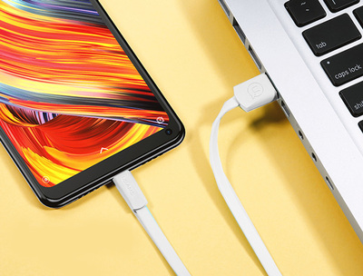 USAMS Καλώδιο USB σε USB-C US-SJ200, 2A, 1.2m, λευκό