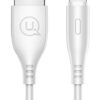 USAMS καλώδιο Lightning σε USB US-SJ266, 2A, 1m, λευκό