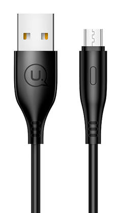 USAMS καλώδιο Micro USB σε USB US-SJ268, 2A, 1m, μαύρο
