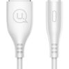 USAMS καλώδιο Micro USB σε USB US-SJ268, 2A, 1m, λευκό