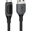 USAMS καλώδιο USB-C σε USB US-SJ596, 3A, 1m, μαύρο