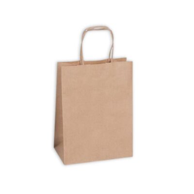 Τσάντα Χάρτινη με Στριφτό Χερούλι 22x10x28cm