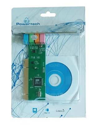 POWERTECH Κάρτα Επέκτασης PCI to 6 channel Audio, Chipset CM8738