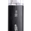 SILICON POWER USB Flash Drive Ultima U02, 32GB, USB 2.0, μαύρο