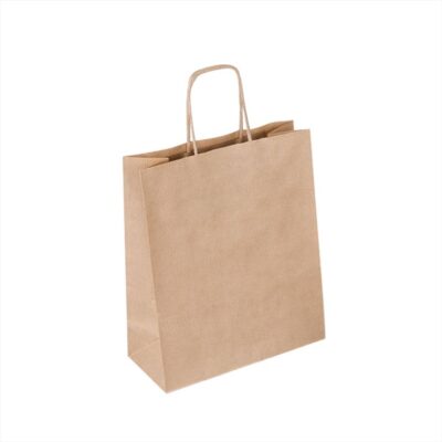 25x12x37cm Χάρτινη Τσάντα με Στριφτό Χερούλι