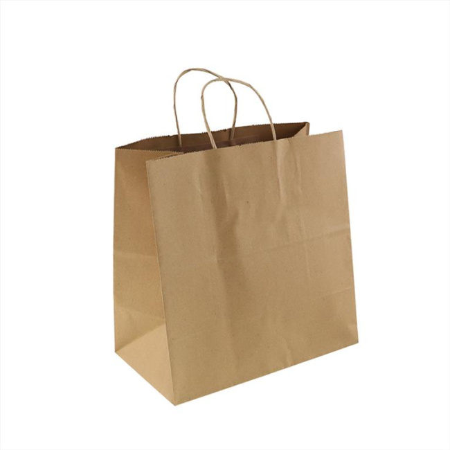 26x14x30cm Χάρτινη Τσάντα με Στριφτό Χερούλι