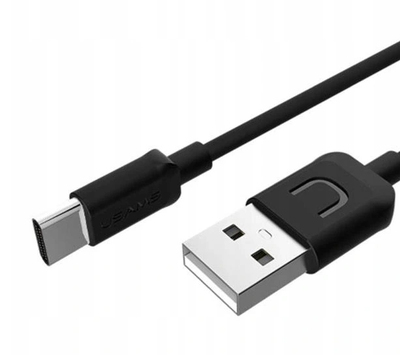 USAMS καλώδιο USB σε USB-C US-SJ099 U-Turn, 2.1A, 1m, μαύρο