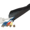 POWERTECH Δεματικό Καλωδίων τύπου Flex Wrap, 1.8m, Black