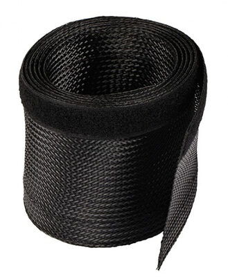 POWERTECH Δεματικό Καλωδίων τύπου Flex Wrap, 1.8m, Black