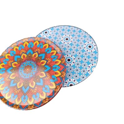 Mεταλλικό Σουβέρ Mandala 9cm