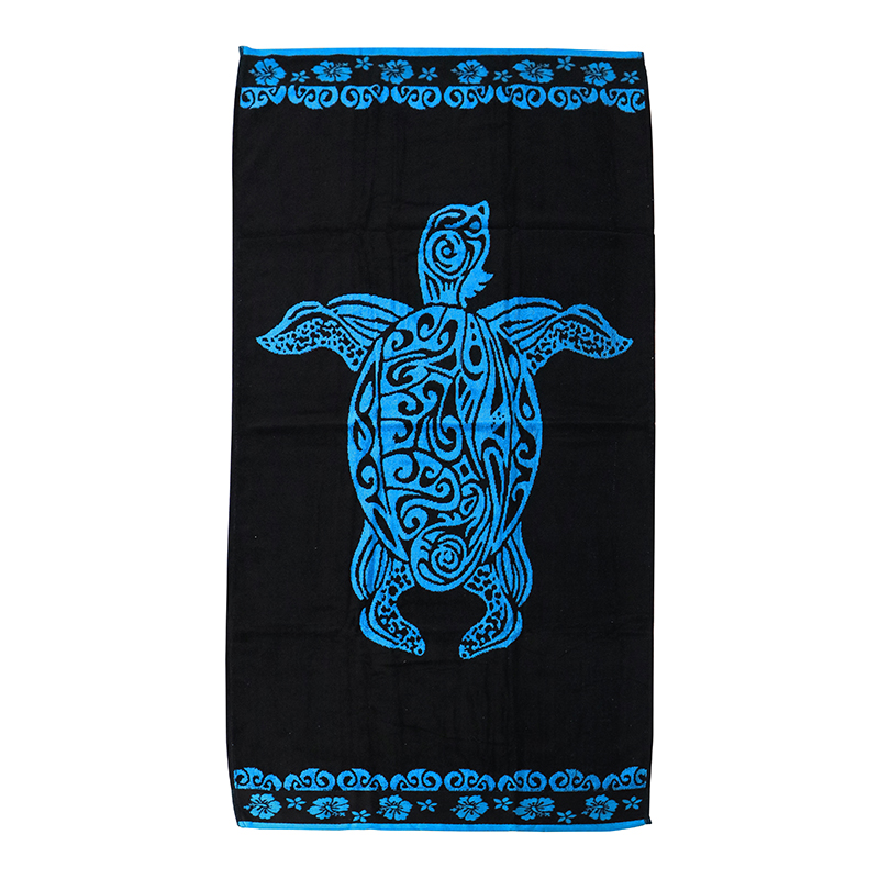 Πετσέτα Θαλάσσης Zakar με Σχέδιο Χελώνα 75x150cm