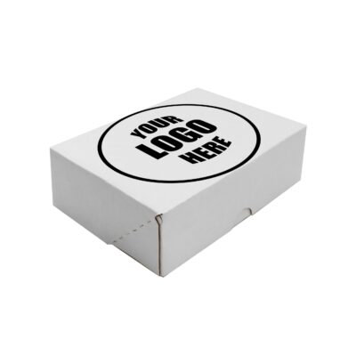Χαρτοκιβώτια e-Shop με Λογότυπο Λευκό - 17.5x8x5.5cm no10