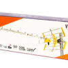 VIKAR εξωτερική κεραία YAGI C9, κατευθυντική, με φίλτρο LTE, 14dB