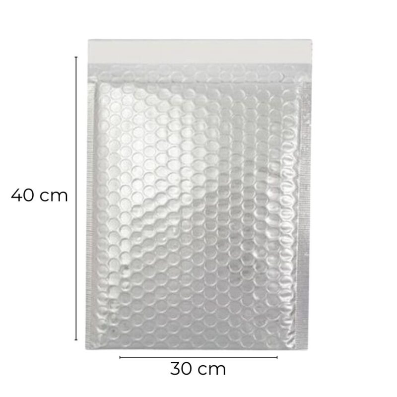 30x40+4cm Φάκελος με Φυσαλίδες Λευκός No9