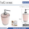 Θήκη κρεμοσάπουνου Dispenser πλαστική - Light Pink - 21655