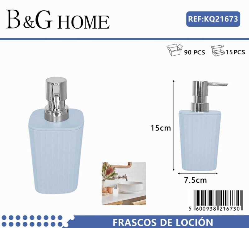 Θήκη κρεμοσάπουνου Dispenser πλαστική - Light Blue - 21673