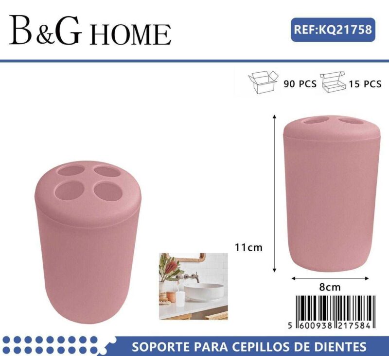 Θήκη οδοντόβουρτσας πλαστική - Pink - 21758