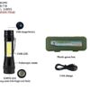 Επαναφορτιζόμενος φακός LED - Mini - 8800-P50 - 179166