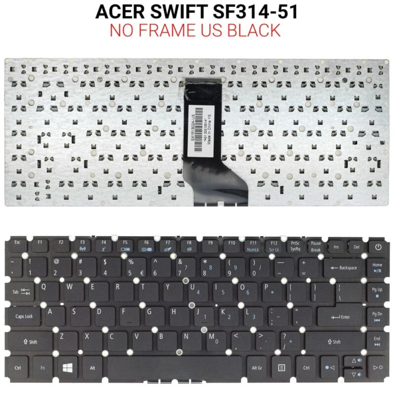 Πληκτρολόγιο ACER SWIFT SF314-51 NO FRAME US