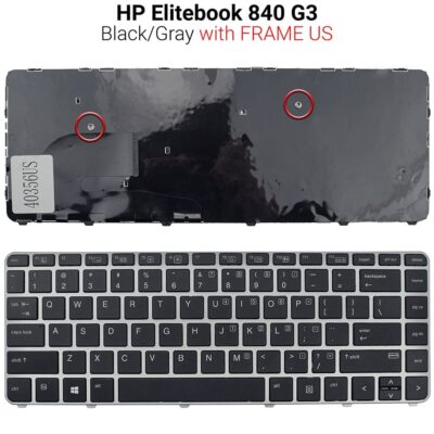 Πληκτρολόγιο HP Elitebook 840 G3 with Frame US