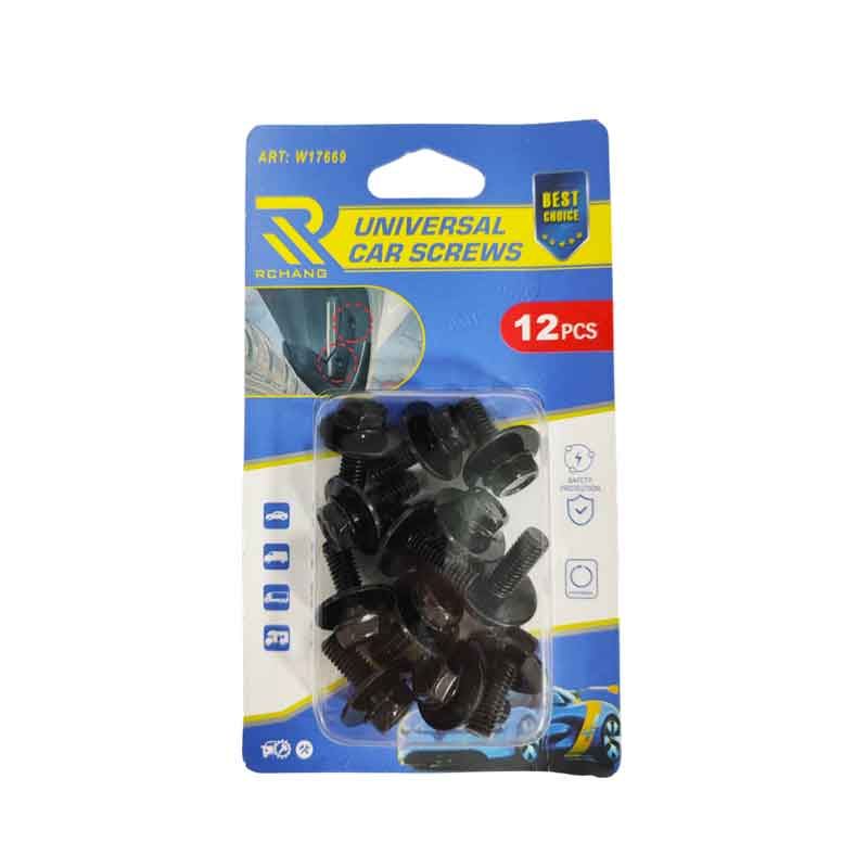 Rchang Βίδες Εξάγωνες Με Ροδέλες W17669 – Σετ 12 Τεμαχίων 7510(J202) - Car Screws
