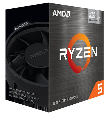AMD CPU Ryzen 5 5600G, 3.9GHz, 6 Cores, AM4, 19MB, Wraith Stealth cooler