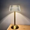 Επαναφορτιζόμενο επιτραπέζιο φωτιστικό LED - 43-5 - 430149 - Gold