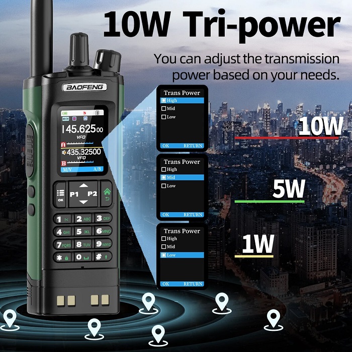 Φορητός πομποδέκτης UHF/VHF - UV32 - Baofeng - 401324