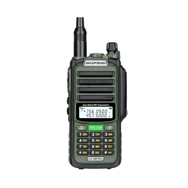 Φορητός πομποδέκτης UHF/VHF - UV98 PRO - Baofeng - 402987 - Green