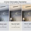 Φωτιστικό οροφής τραπεζαρίας LED - 2199 - 431040