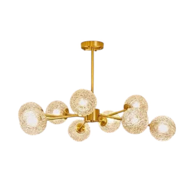 Φωτιστικό οροφής LED - 9644-9 - Gold - 431354