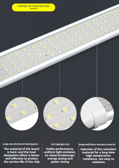 Μπάρα φωτισμού LED - Tube - 50W - 120cm - 6500K - A2-2 - 431897
